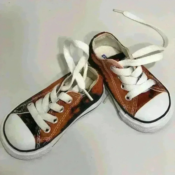 Toddler Shoes Size 3 Bleached Converse - Picture 1 of 3